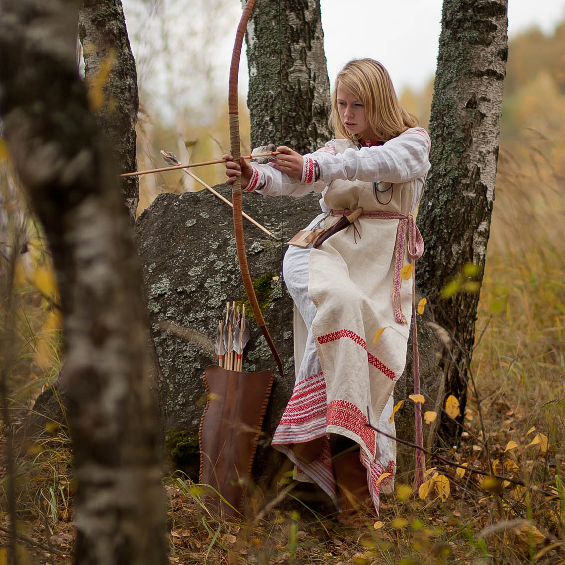 Sexy photo Girls in Slavic costumes in Cantho